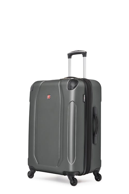 Swissgear Collection de bagages Central Lite - Valise rigide extensible de 24 po - Charbon