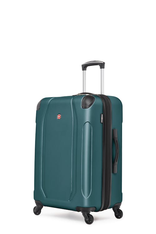 Swissgear Collection de bagages Central Lite - Valise rigide extensible de 24 po - Sarcelle