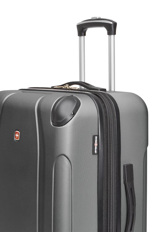 Swissgear Collection de bagages Central Lite - Ensemble de 3 valises rigides - Poignées moulées ergonomiques