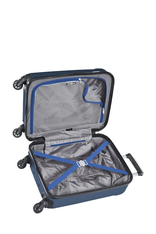Swissgear Collection de bagages Linigno - Valise de cabine rigide  Sangles de compression à boucle