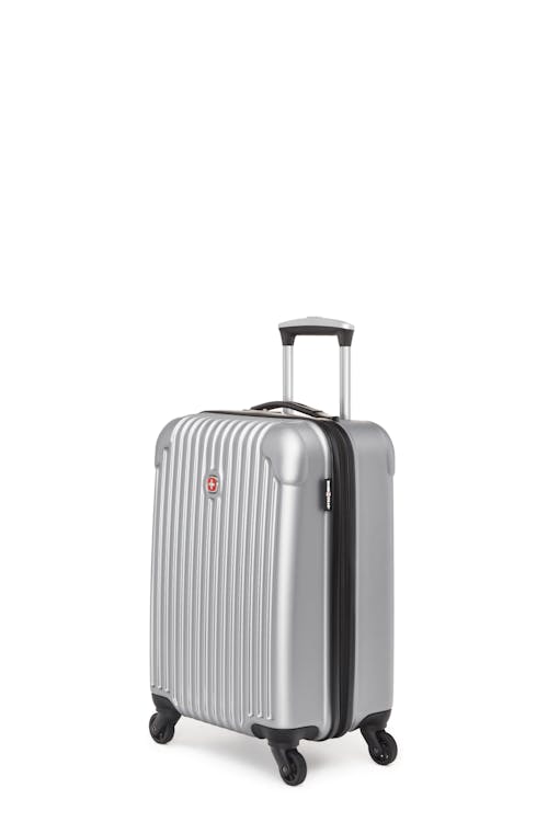 Swissgear Collection de bagages Linigno - Valise de cabine rigide - Argent