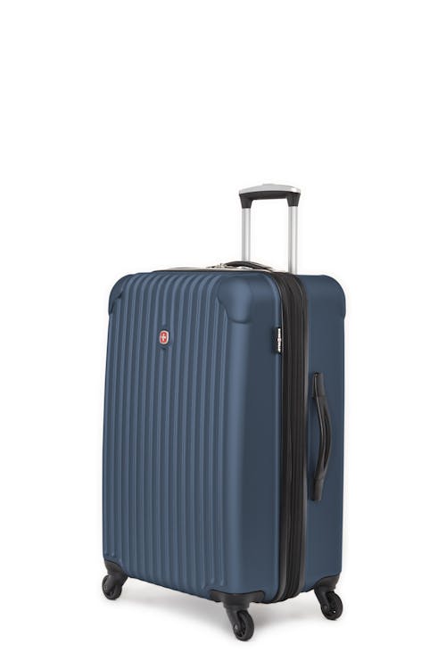 Swissgear Collection de bagages Linigno - Valise rigide extensible de 24 po - Bleu