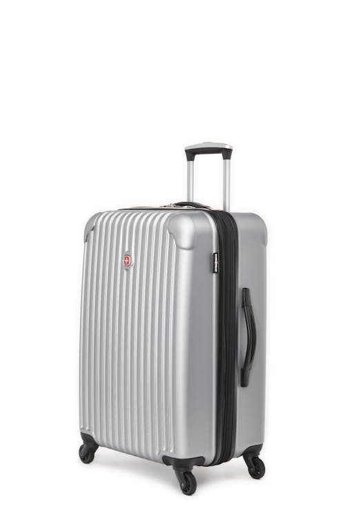 Swissgear Collection de bagages Linigno - Valise rigide extensible de 24 po - Argent