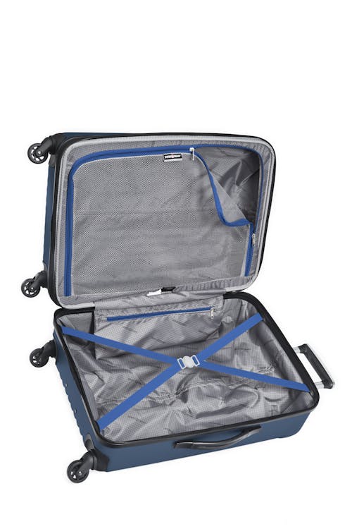 Swissgear Collection de bagages Linigno - Valise rigide extensible de 28 po  Sangles de compression à boucle