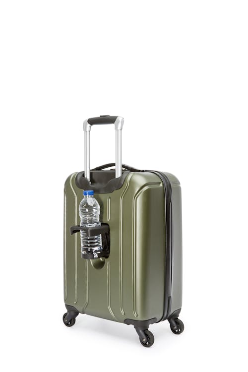 Swissgear Collection de bagages Upload - Valise de cabine rigide avec porte-gobelet intégré  Un commode porte-gobelet