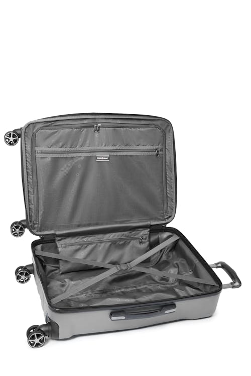 Swissgear Global Traveller Collection 24" Expandable Hardside Luggage  Interlocking tie-down