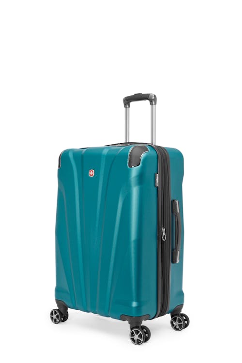 Swissgear Collection de bagages Global Traveller - Valise rigide extensible de 24 po - Sarcelle