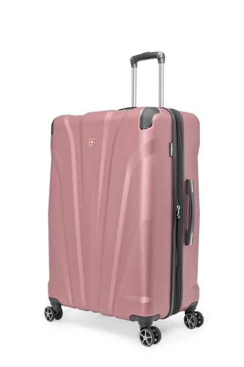 Swissgear Collection de bagages Global Traveller - Valise rigide extensible de 28 po - Vieux Rose