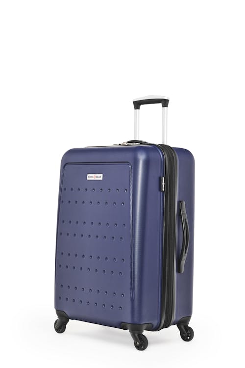 Swissgear Collection de bagages 3D Lite - Valise rigide extensible de 24 po - Bleu