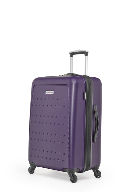 Swissgear Collection de bagages 3D Lite - Valise rigide extensible de 24 po - Violet