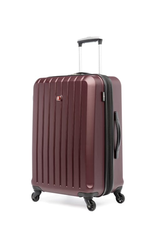 Swissgear Collection de bagages LUCERNE LITE Valise Rigide Extensible de 24 PO - Rouge Sang