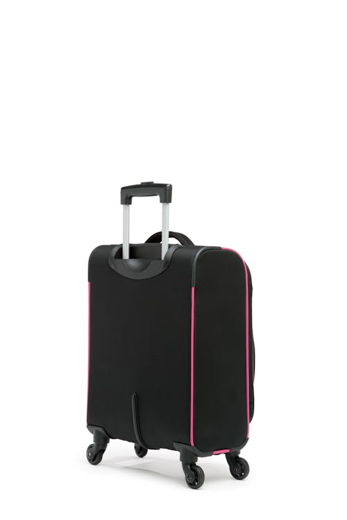 Swissgear Basel Collection Carry-On Upright Luggage - Black/Magenta