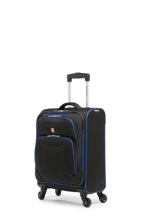 Swissgear Collection de bagages Basel - Valise de cabine souple - Noir/Bleu
