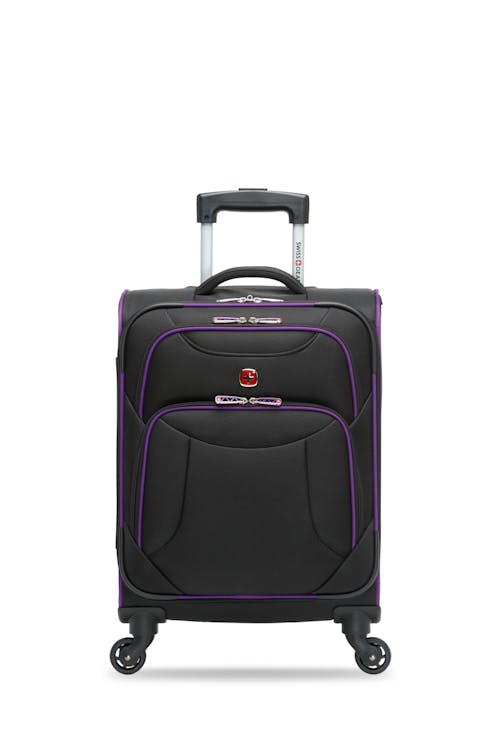 Swissgear Basel Collection Carry-On Upright Luggage Front pockets