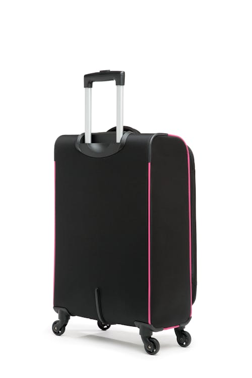 Swissgear Basel Collection 24" Expandable Upright Luggage - Black/Magenta