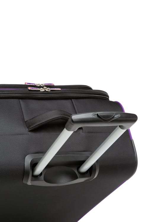 Swissgear Collection de bagages Basel - Ensemble de 3 valises souples - Noir/Mauve