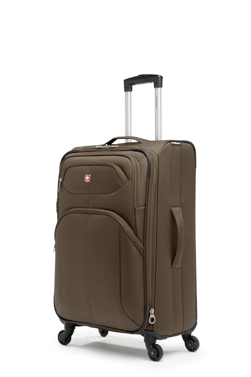 Swissgear Collection de bagages Victorious - Valise Souple Extensible de 24 po - Mocha