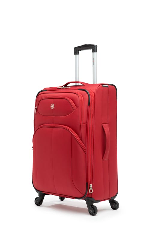 Swissgear Collection de bagages Victorious - Valise Souple Extensible de 24 po - Rouge