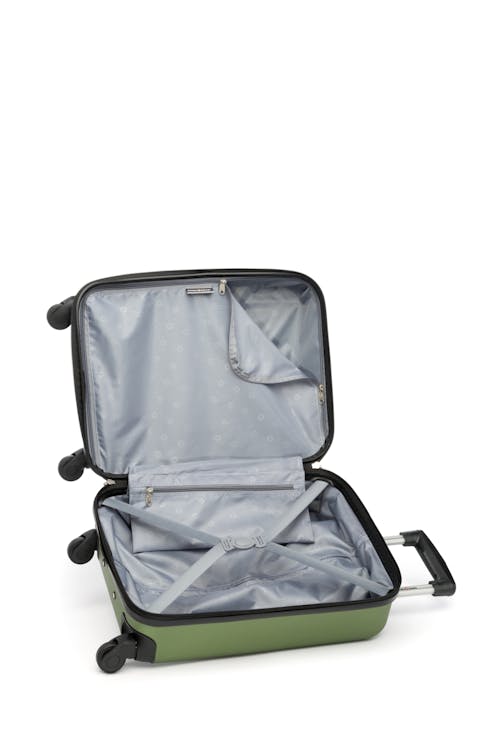 Swissgear TRAVELITE Collection Carry-On Hardside Luggage tie-down straps