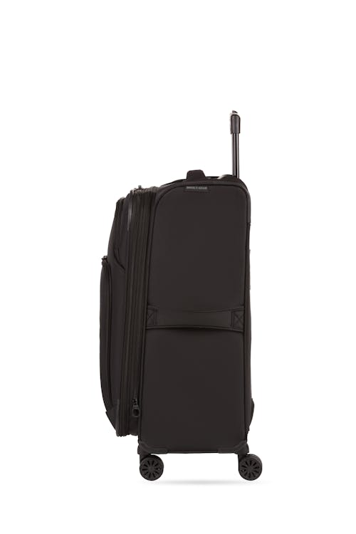 Swissgear 34600 24" Expandable Spinner Luggage - Black -expands by 2" for extra packing space