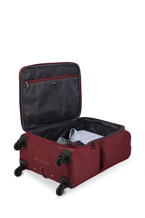 Swissgear NOUVEAU Collection 3 Piece Expandable Upright Luggage Set Interior tie-down straps help keep all of your packed items secure