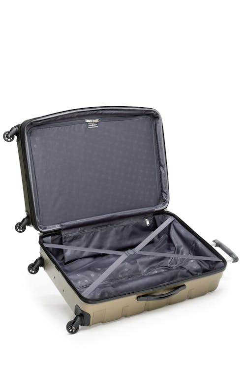 Swissgear Collection de bagages LOCKER - Valise Rigide Extensible de 24 PO  Intérieur Tout Équipé avec des sangles de compression