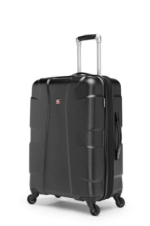 Swissgear Collection de bagages CÔTE D’AZURE - Valise Rigide Extensible de 24 po - Noir