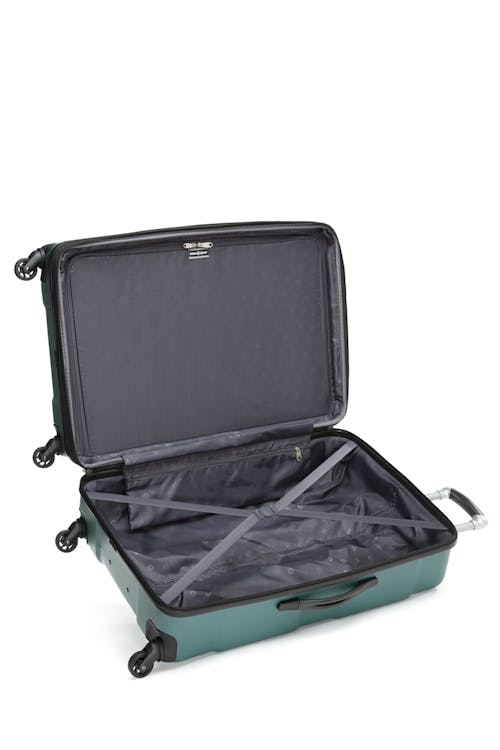 Swissgear Collection de bagages CÔTE D’AZURE - Valise Rigide Extensible de 24 po  Intérieur Tout Équipé avec sangles de compression