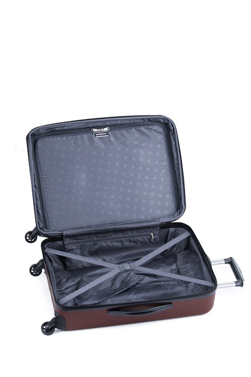 Swissgear MAMMOTH Collection 28" Expandable Hardside Luggage Split-Case Design with two large main compartment, tie-down straps, lining divider and privacy pocket