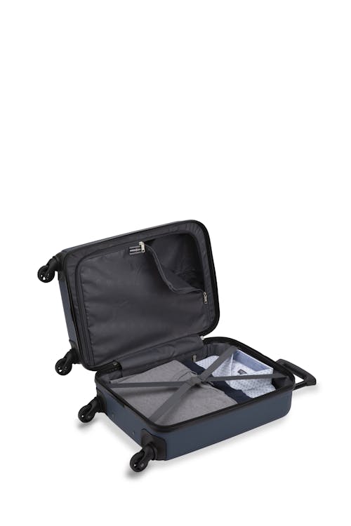 Swissgear Spring Break Collection Carry-On Hardside - Interior tie-down straps help keep all of your packed items secure 