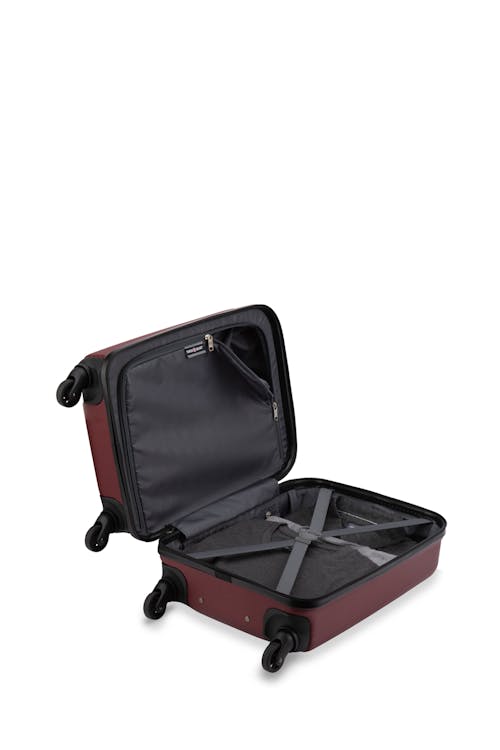 Swissgear Spring Break Collection Hardside Luggage 2 Piece Set-Burgundy