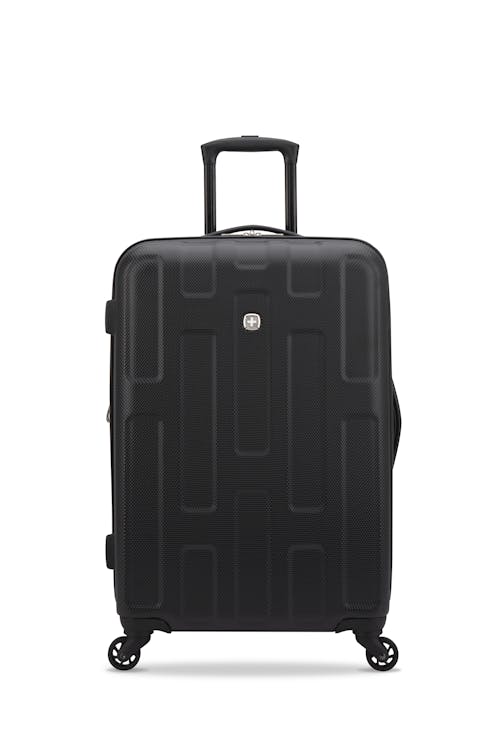 Swissgear Collection de bagages Spring Break - Valise Rigide Extensible de 24 PO - Noir