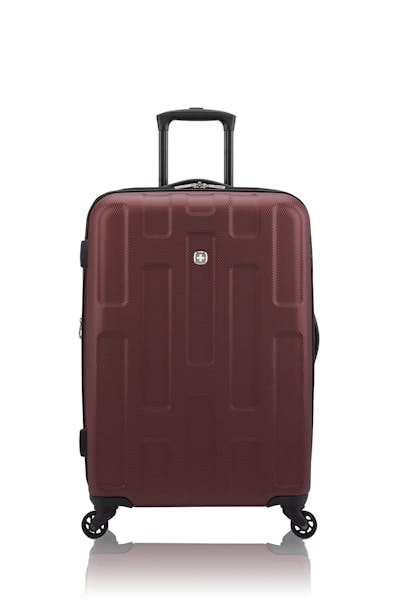 Swissgear Spring Break Collection 24-Inch Expandable Hardside Luggage - Burgundy