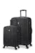 Swissgear Spring Break Collection Hardside Luggage 2 Piece Set-Black