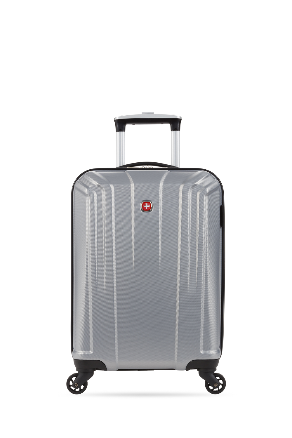 Swissgear 3750 18 Carry On Hardside Spinner Luggage Silver