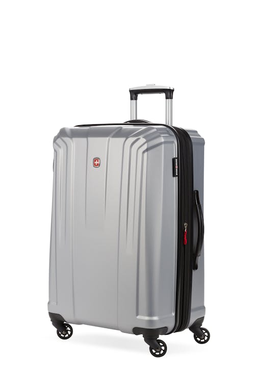 Swissgear 3750 23" Expandable Hardside Spinner Luggage - Silver