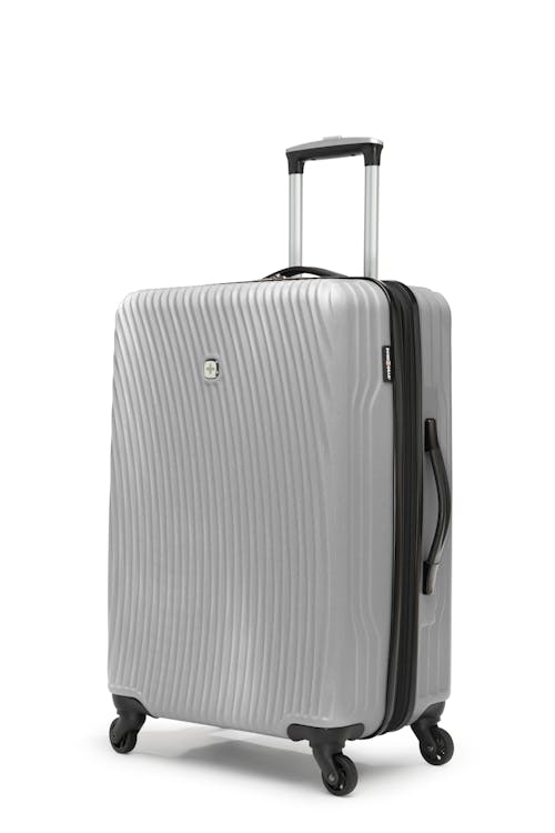 Swissgear Collection de bagages DIVINE - Valise Rigide Extensible de 24 PO - Argent