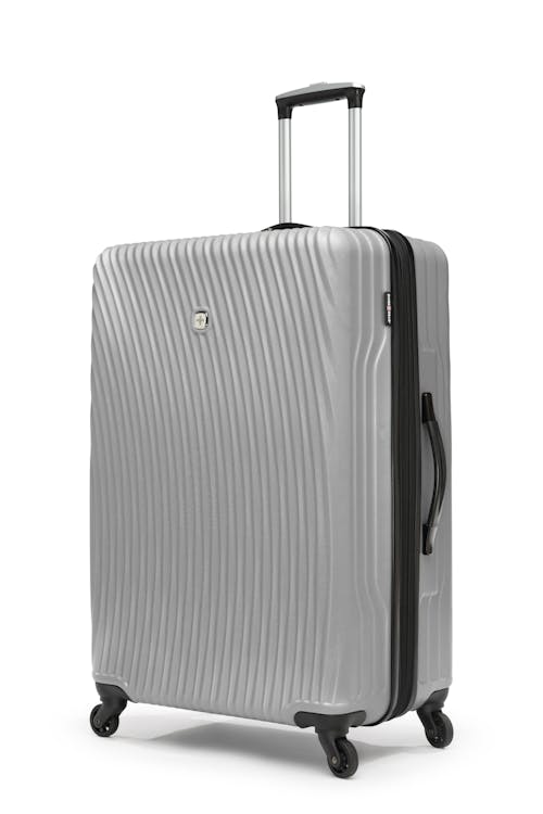 Swissgear Collection de bagages DIVINE - Valise Rigide Extensible de 28 PO - Argent