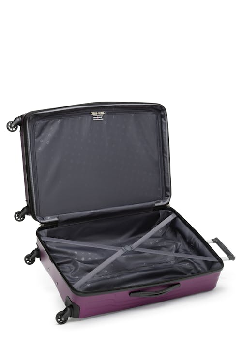 Swissgear DIVINE Collection Expandable Hardside Luggage 3 Piece Set tie-down straps