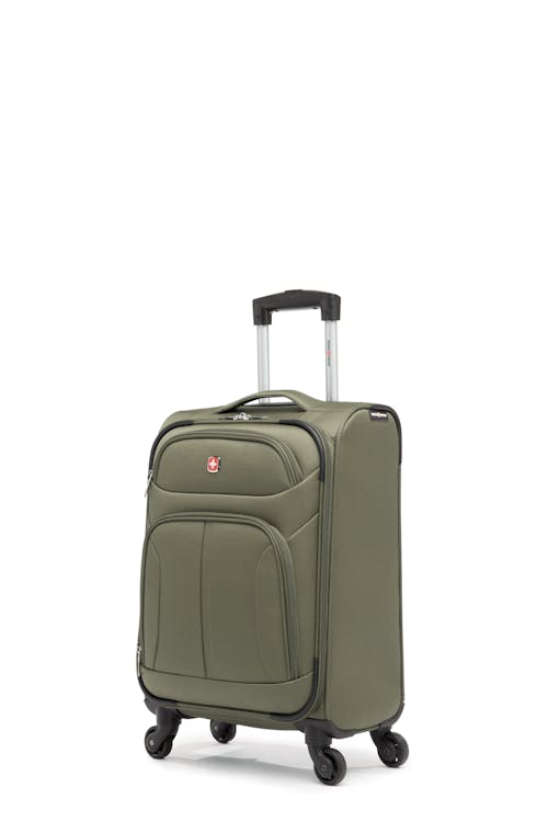 Swissgear Eclipse Collection Carry-On Upright Luggage - Slate Green