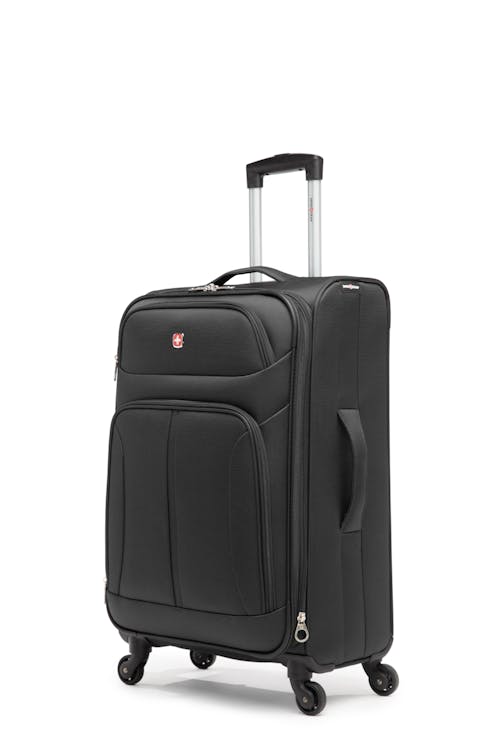 Swissgear Collection de bagages Eclipse - Valise Souple Extensible de 24 po - Noir