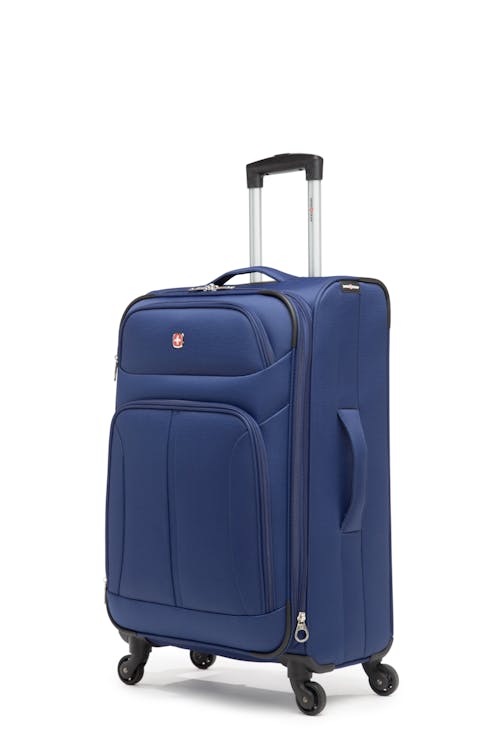 Swissgear Collection de bagages Eclipse - Valise Souple Extensible de 24 po - Bleu