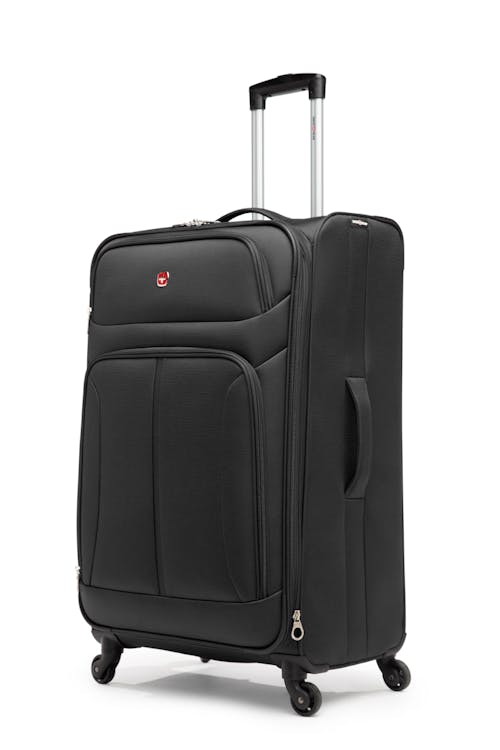 Swissgear Collection de bagages Eclipse - Valise Souple Extensible de 28 po - Noir