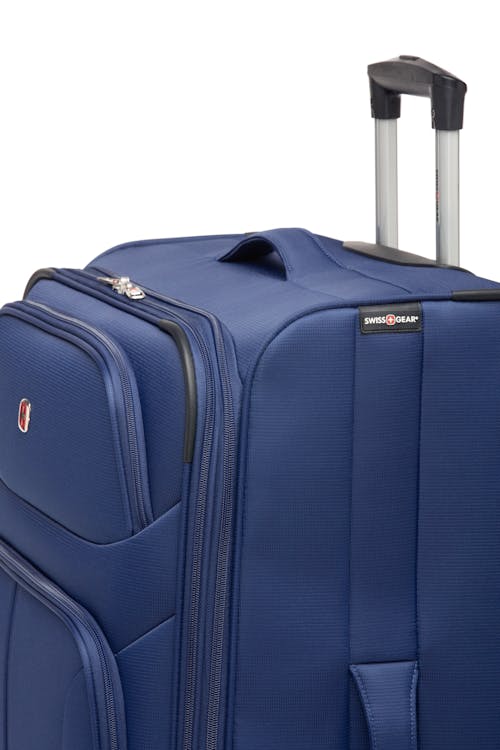 Swissgear Collection de bagages Eclipse - Ensemble de 3 valises souples  Poignée télescopique en aluminium à bouton poussoir