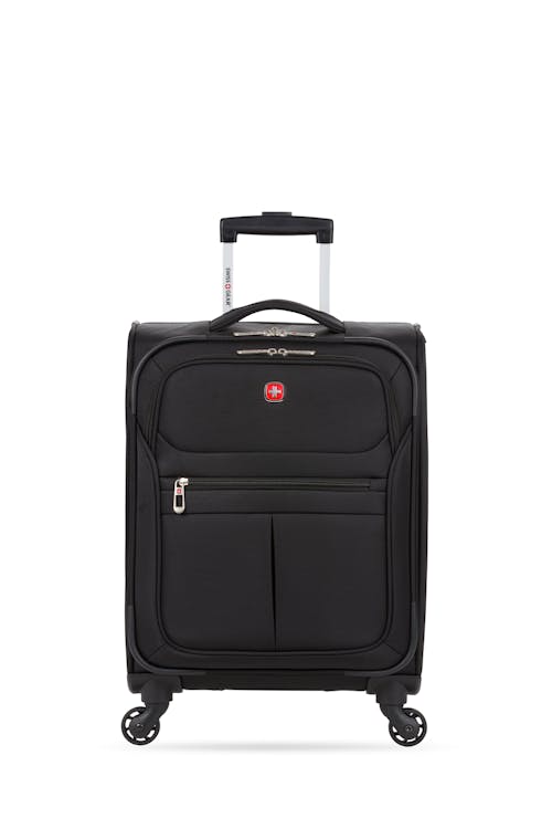 SWISSGEAR 4010 18” Carry On Spinner Luggage with two front pockets