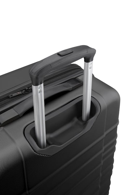 Swissgear SONIC Collection Hardside 3 Piece Set Retractable push-button handle locks into place when extended