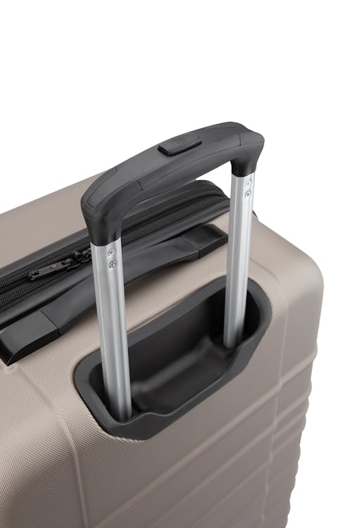 Swissgear SONIC Collection Hardside 3 Piece Set Retractable push-button handle locks into place when extended