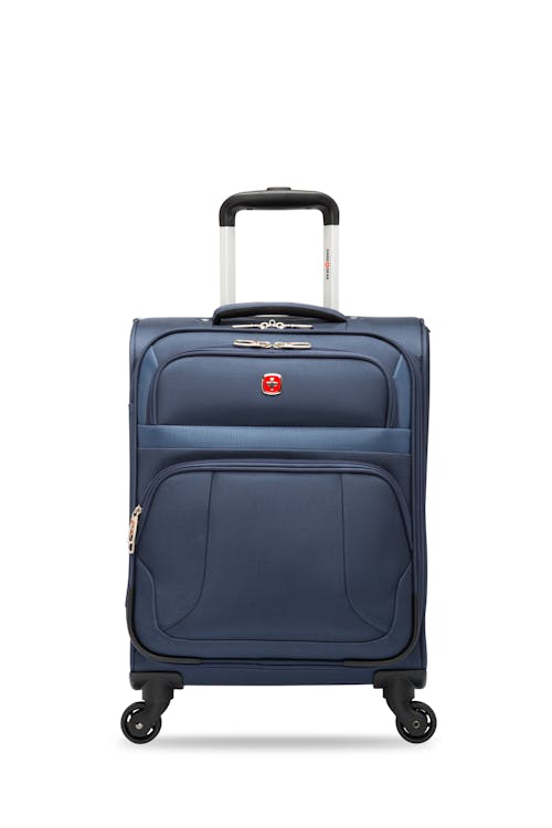 Swissgear ROUND TRIP II Collection Upright 2 Piece Set-Blue-Carry-on and 24" Check-in luggage-Carry-on luggage 