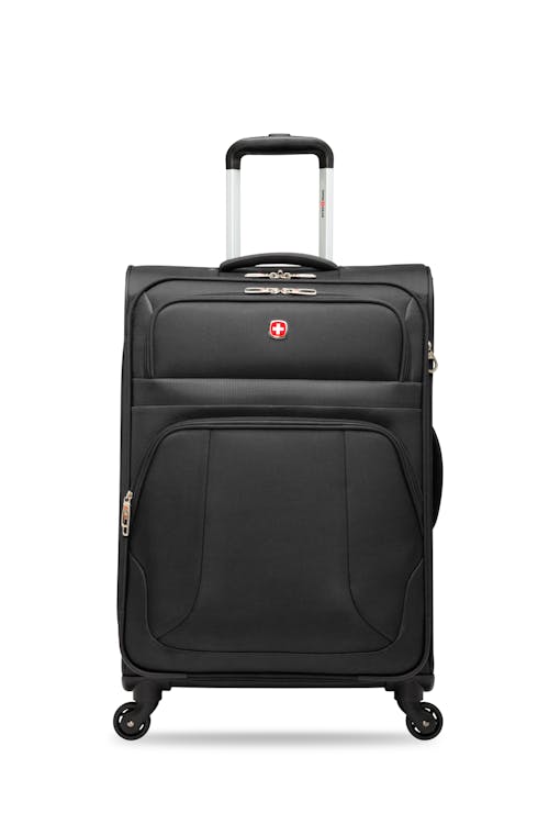 Swissgear ROUND TRIP II  Collection 24" Expandable Upright Luggage Two front zippered pockets