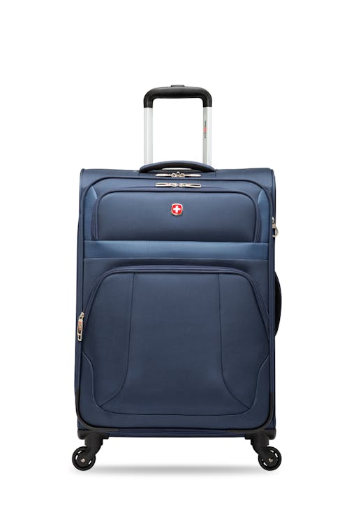 Swissgear ROUND TRIP II  Collection 24" Expandable Upright Luggage Two front zippered pockets